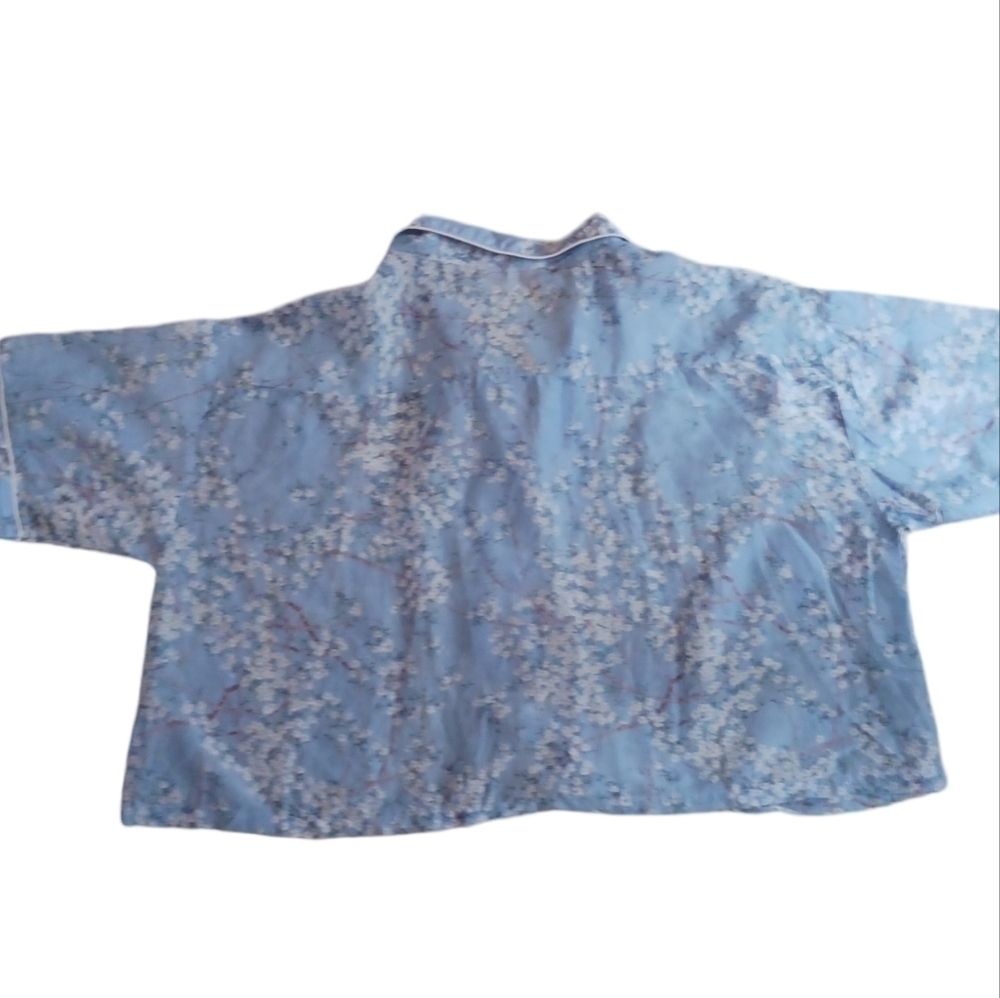 PAPINELLE Floral Kimono Style Button Down - Picture 2 of 7